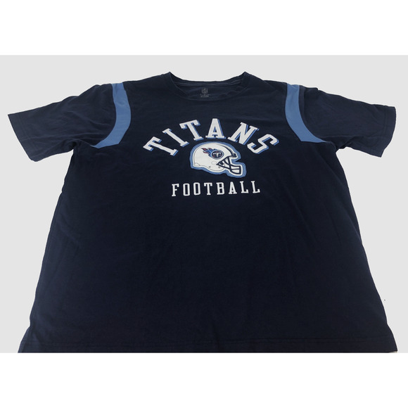 NFL Tennessee Titans Football Men's T Shirt Large Short Sleeve Graphic Blue - Picture 1 of 8